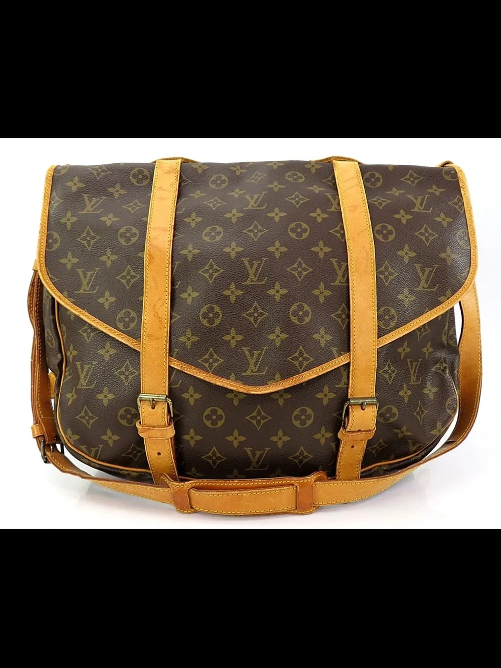 Louis Vuitton Brown Monogram Messenger Bag